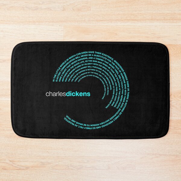 Item preview, Charles Dickens famous quotes poster [aqua] designed and sold by CMYKStudio.