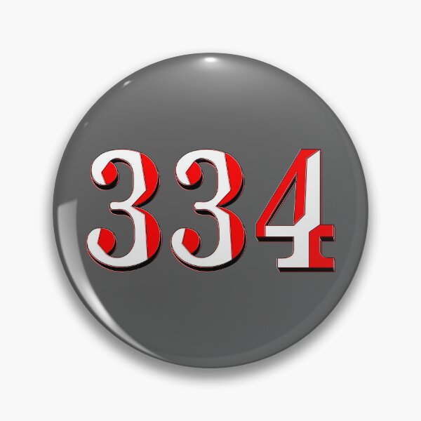 Item preview, number three hundred and thirty four digit 334 order sequence team member age designed and sold by 4rpixs.