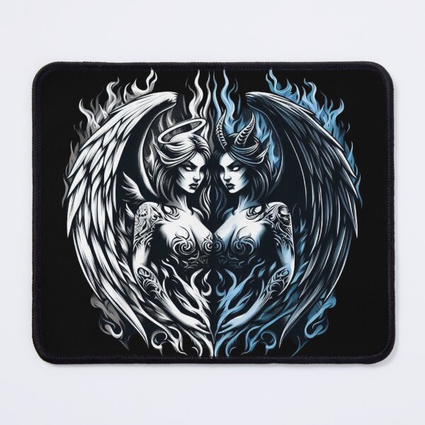Item preview, Duality 1 (Angel and Demon) designed and sold by GhostMachine13.