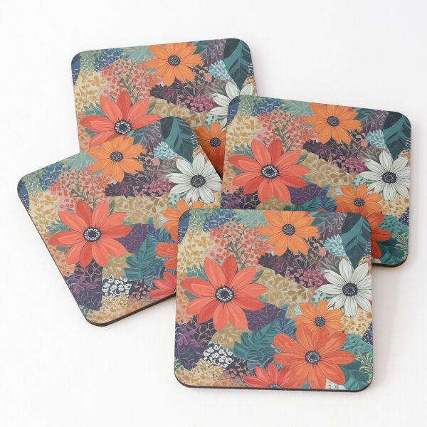 Item preview, Digital Patchwork Florals Print Design designed and sold by imanshu.