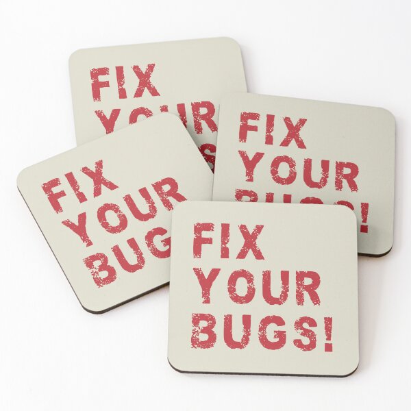 Item preview, Fix your bugs programming humor designed and sold by mariya-ivanova.