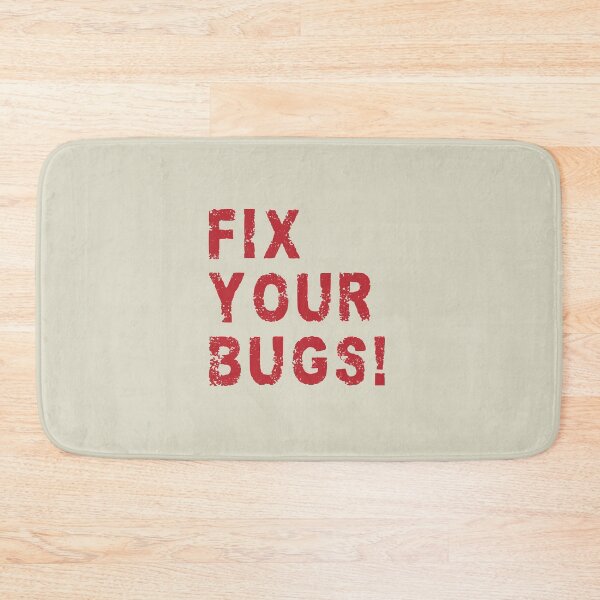 Item preview, Fix your bugs programming humor designed and sold by mariya-ivanova.