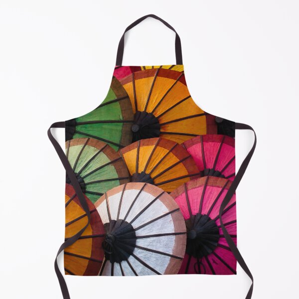 Item preview, Multicolored umbrellas on the Luang Prabang market designed and sold by franck380.