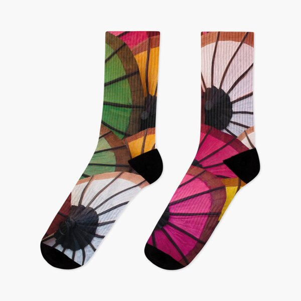 Item preview, Multicolored umbrellas on the Luang Prabang market designed and sold by franck380.