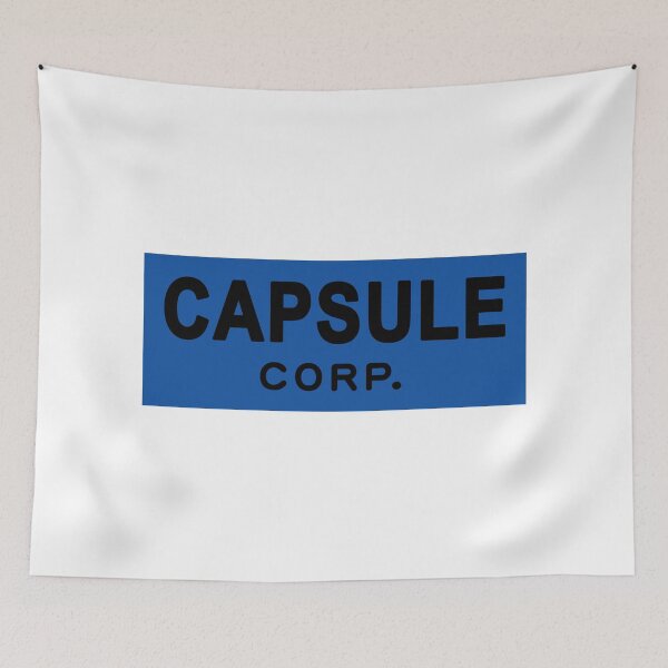 Item preview, CAPSULE CORP. BOX LOGO-BLUE- designed and sold by DRIPPED-STORE.