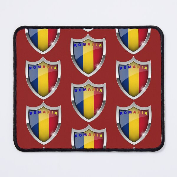 Item preview, ROMANIA flag Romanian shield sticker t-shirt 01 designed and sold by LocationInks.