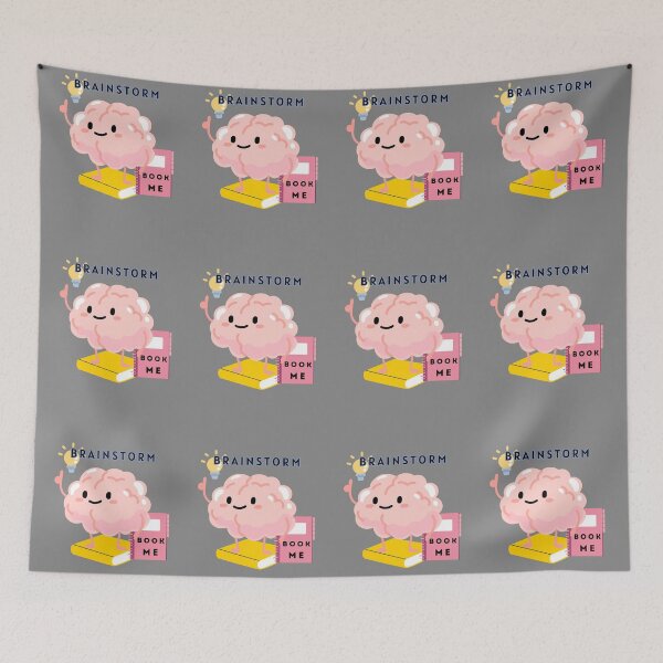 Item preview, A brain with ideas, book me..with a little twist designed and sold by Hope-it-fits.