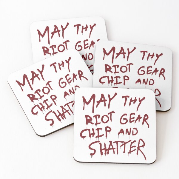 Item preview, May Thy Riot Gear Chip And Shatter designed and sold by curiographer.