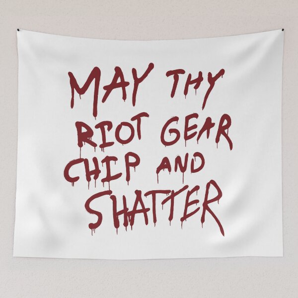 Item preview, May Thy Riot Gear Chip And Shatter designed and sold by curiographer.