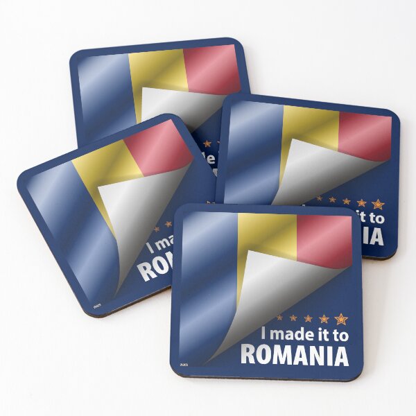 Item preview, I Made It To ROMANIA  Flag  Romanian Flag Sticker T-Shirt 02 designed and sold by LocationInks.