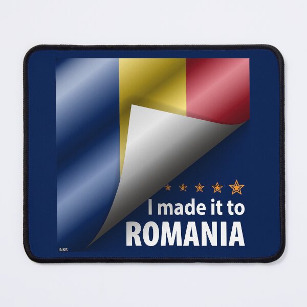 Item preview, I Made It To ROMANIA Flag Romanian Flag Sticker T-Shirt 02 designed and sold by LocationInks.