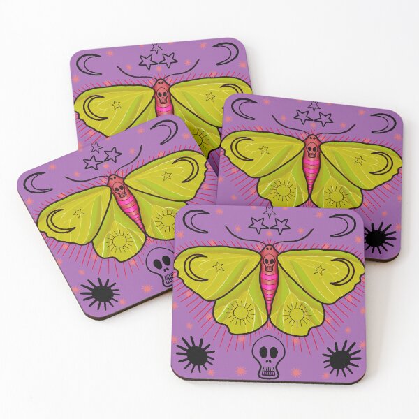 Item preview, Skull moth_purple designed and sold by NeonEye-Designs.