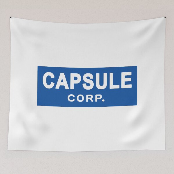 Item preview, CAPSULE CORP. BOX LOGO-BLUE- designed and sold by DRIPPED-STORE.