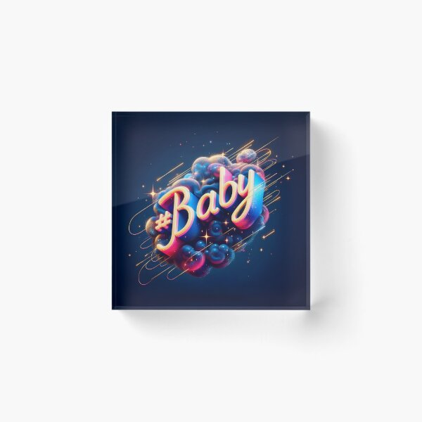 Item preview, Cosmic Baby Glow designed and sold by AI-Only Creations.