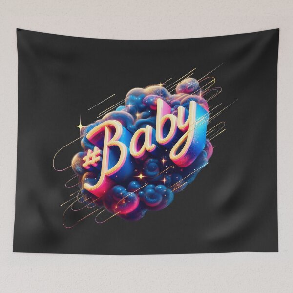 Item preview, Cosmic Baby Glow designed and sold by AI-Only Creations.