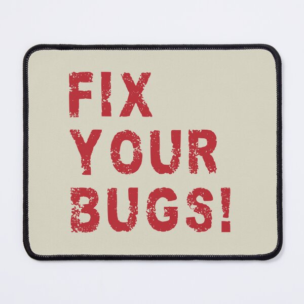 Item preview, Fix your bugs programming humor designed and sold by mariya-ivanova.
