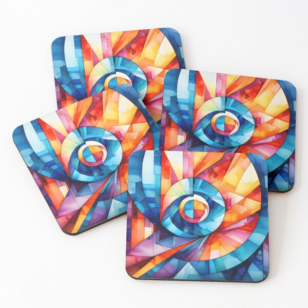 Item preview, Dancing Triangles: Vibrant Abstract Geometric designed and sold by BNCH44.