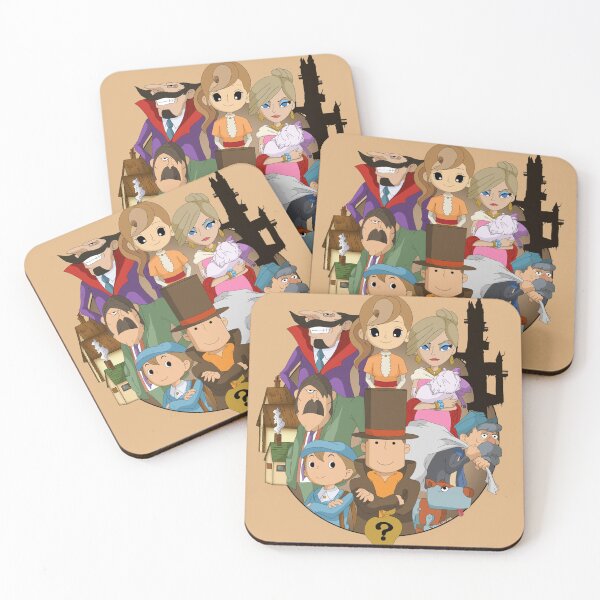 Item preview, Puzzles from a Curious Village - Professor Layton designed and sold by Redfoxart21.