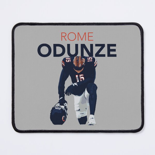 Item preview, Rome Odunze Chicago Bears WR #15 Kneeling Art designed and sold by Bear Creative.