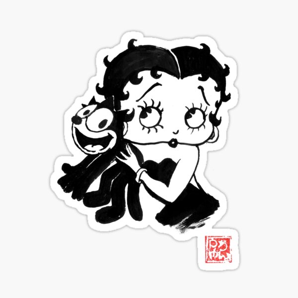 Item preview, betty boop and felix the cat designed and sold by pechane.