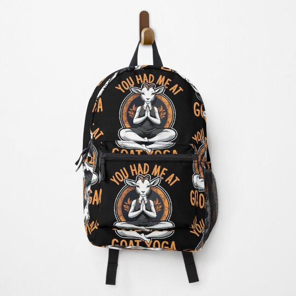 Item preview, You Had Me At Goat Yoga Namaste Meditation Yoga Fan designed and sold by GravitiTees.