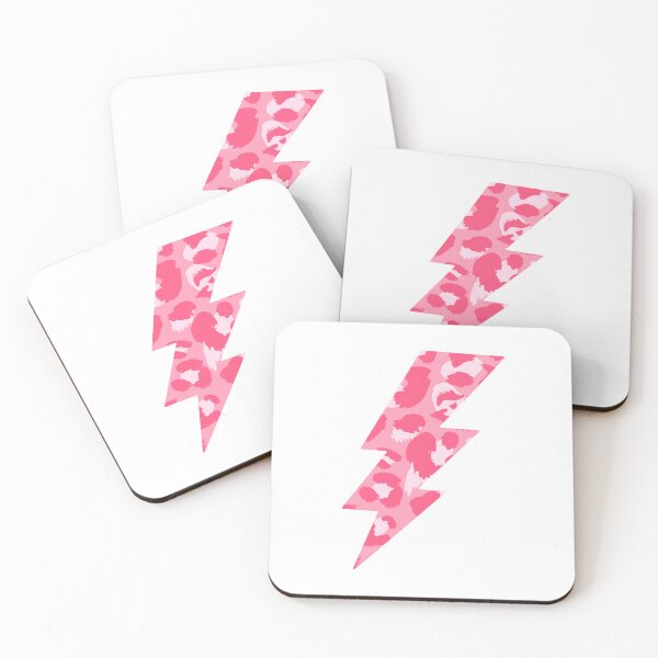 Item preview, Pink cheetah lightning bolt. Leopard pink. designed and sold by CoCoArt-Ua.