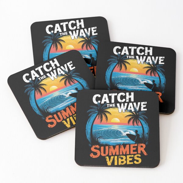 Item preview, catch the wave summer vibes, cool design designed and sold by limos.