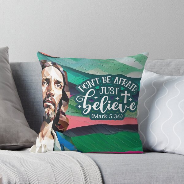 Item preview, Bible verses about strength - Mark 5:36 - Radiant Green Mountains Preppy Art designed and sold by SpartanDStore.