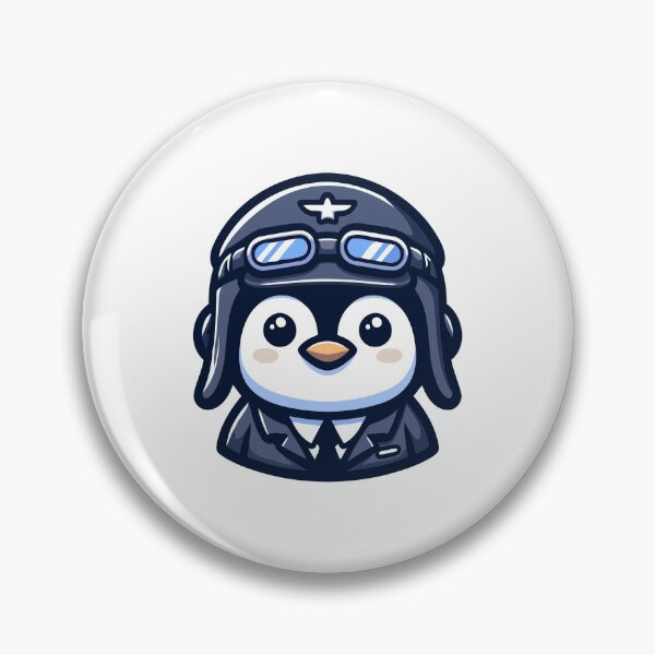 Item preview, Adorable Pilot Penguin - Cute Aviator Character designed and sold by Akioos.