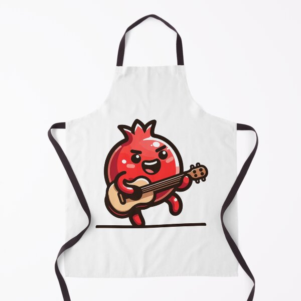 Item preview, Joyful Pomegranate Playing Guitar - Fun Musical Fruit designed and sold by Akioos.