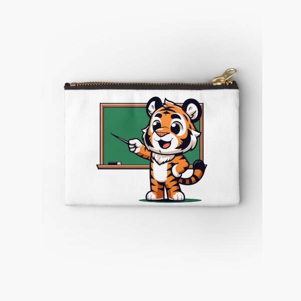Item preview, Adorable Tiger Teacher Character - Charming Educational Mascot designed and sold by Akioos.