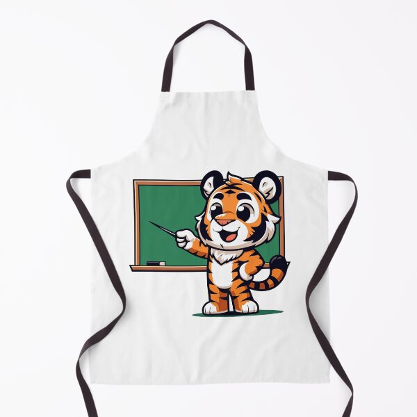 Item preview, Adorable Tiger Teacher Character - Charming Educational Mascot designed and sold by Akioos.