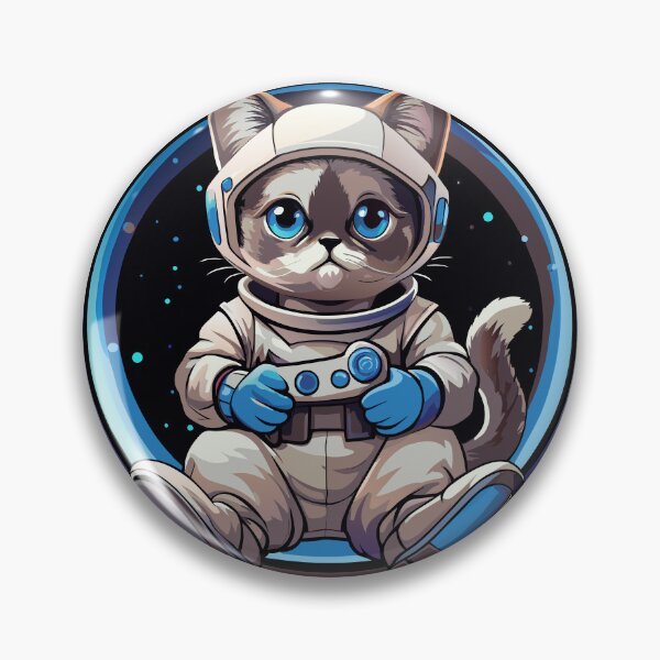 Item preview, Space Explorer Cat Astronaut Adventure Gaming Scene designed and sold by BNCH44.