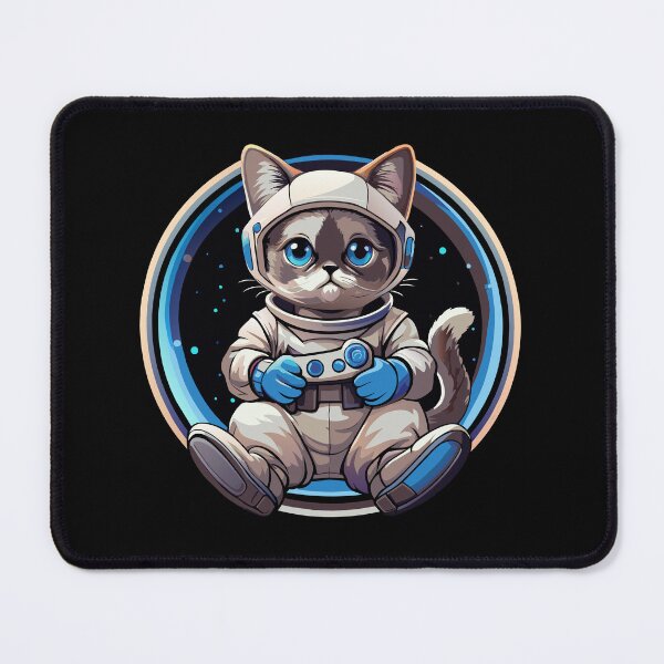 Item preview, Space Explorer Cat Astronaut Adventure Gaming Scene designed and sold by BNCH44.