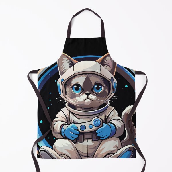 Item preview, Space Explorer Cat Astronaut Adventure Gaming Scene designed and sold by BNCH44.