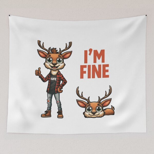 Item preview, Funny  deer designed and sold by VibeStyleShop.
