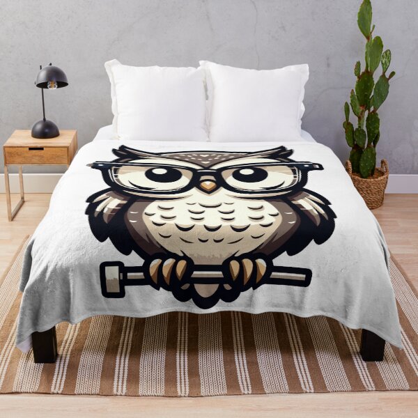 Item preview, Owl Perched on Branch designed and sold by Akioos.