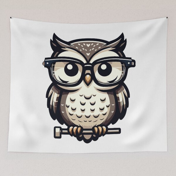Item preview, Owl Perched on Branch designed and sold by Akioos.