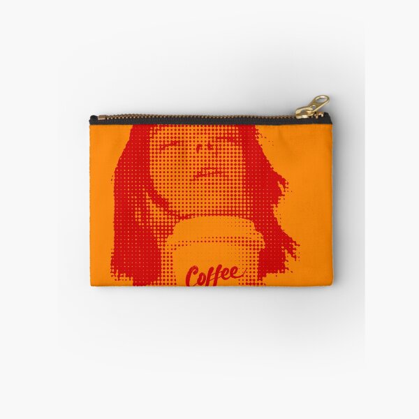 Item preview, For the love of coffee girl in French orange designed and sold by SueKnox.