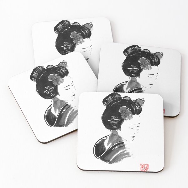 Item preview, geisha mask designed and sold by pechane.
