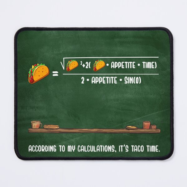 Item preview, According to my Calculations, It's Taco time. designed and sold by Code  Monkeys.