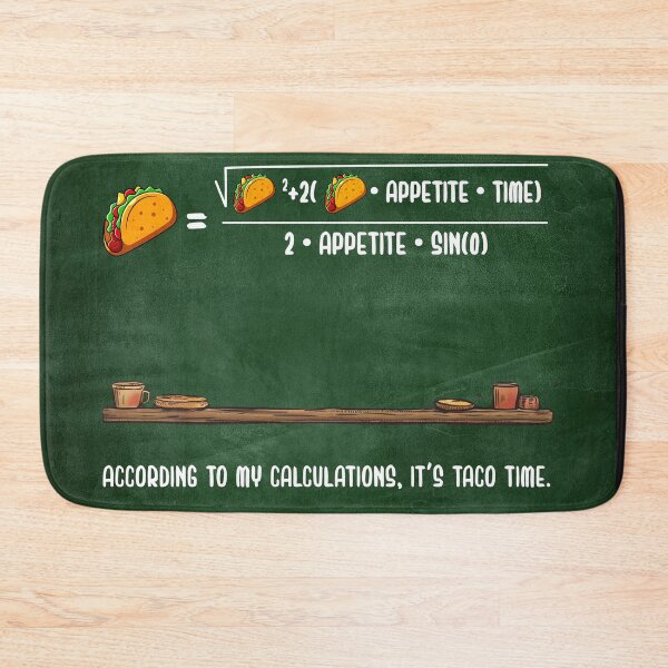 Item preview, According to my Calculations, It's Taco time. designed and sold by Code  Monkeys.
