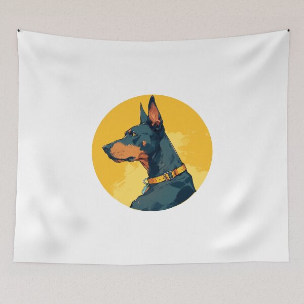 Item preview, Doberman owner // Aesthetic doberman pinscher // aesthetic dog // dog guard sticker // Animal Art // Beautiful dog art // Animal Cute Art // Doberman designed and sold by SMARTKIT  DESIGNAGENCY.