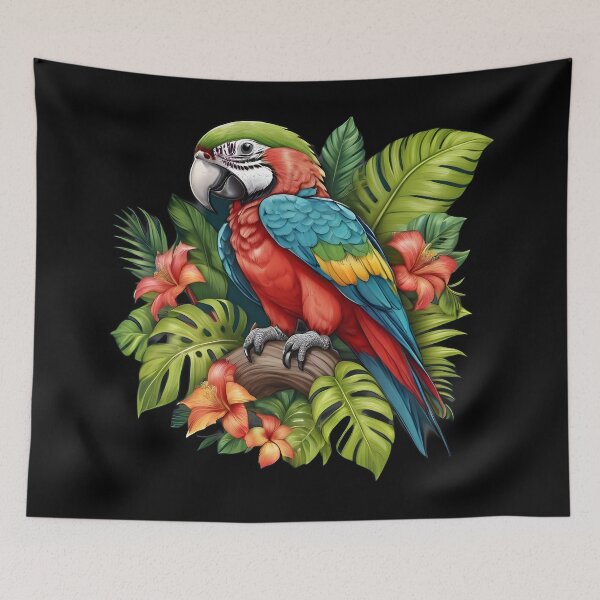 Item preview, Tropical Parrot designed and sold by Chibloom.
