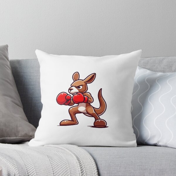 Item preview, Boxing Kangaroo Cartoon - Agile Fighter Sport Mascot designed and sold by Akioos.