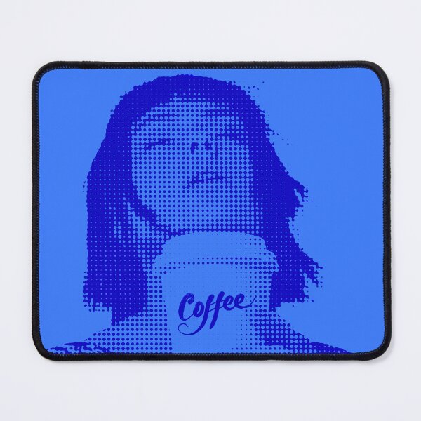 Item preview, For the love of coffee girl in French blue designed and sold by SueKnox.