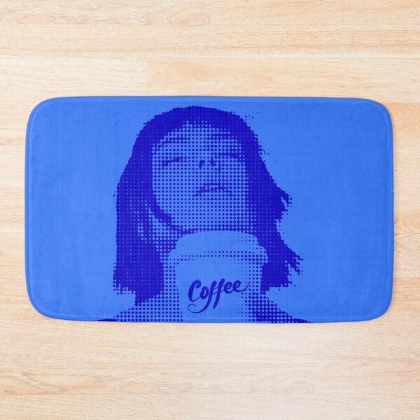 Item preview, For the love of coffee girl in French blue designed and sold by SueKnox.