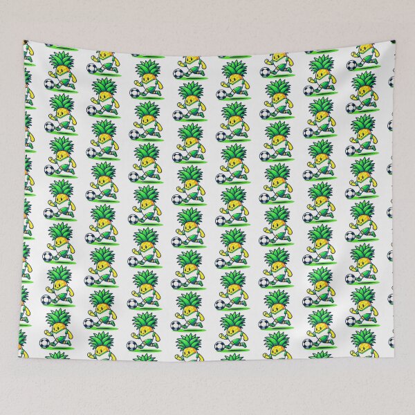Item preview, Soccer Star Pineapple Mascot - Energetic Sports Themed Cartoon designed and sold by Akioos.