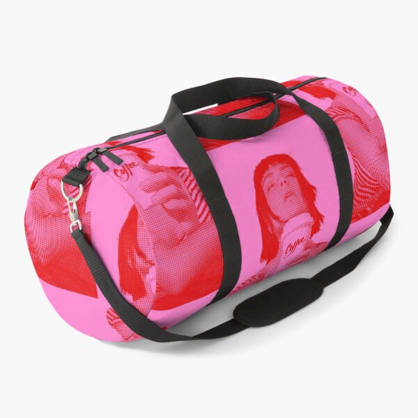 Item preview, For the love of coffee girl in French pink and red designed and sold by SueKnox.