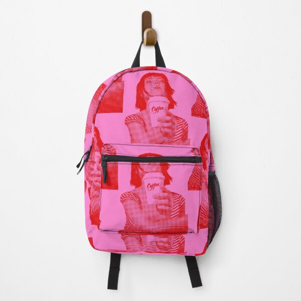 Item preview, For the love of coffee girl in French pink and red designed and sold by SueKnox.